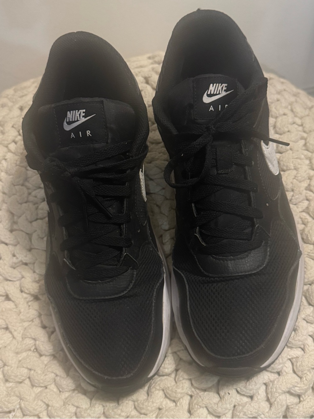 Nike Black and White Men's Air Sneakers